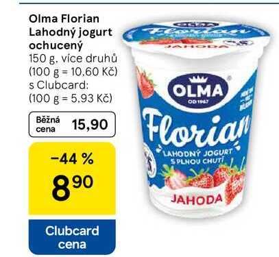 Olma Florian Lahodný jogurt ochucený, 150 g, více druhů 