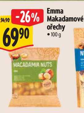 Emma Makadamové ořechy, 100 g
