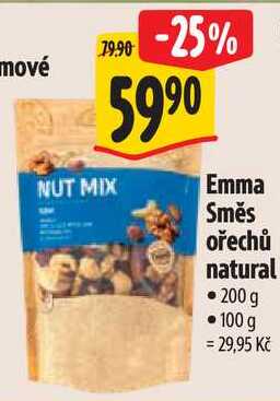 Emma Směs ořechů natural, 200 g