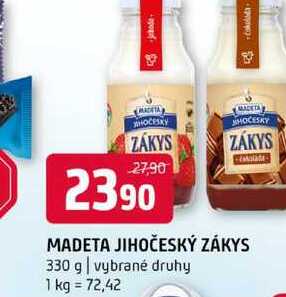 Madeta Jihočeský Zákys 400g