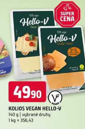 KOLIOS VEGAN HELLO-V 140 g vybrané druhy