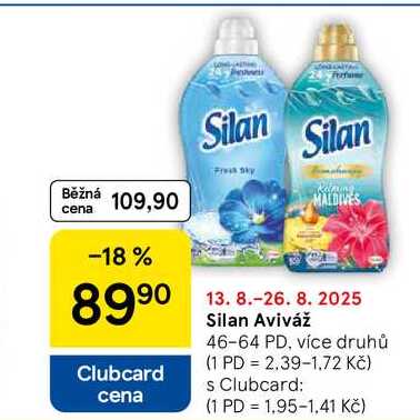 Silan Aviváž, 46-64 PD, více druhů 