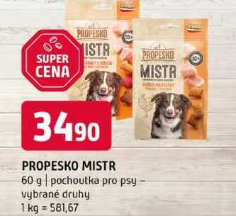 PROPESKO MISTR 60 g pochoutka pro psy vybrané druhy 