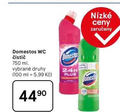 Domestos WC čistič, 750 ml 