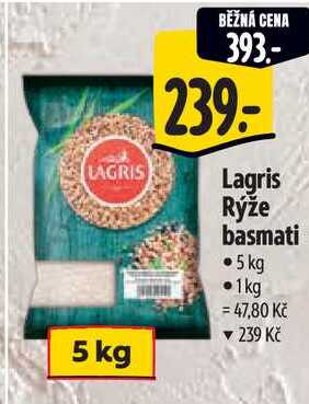 Lagris Rýže basmati, 5 kg