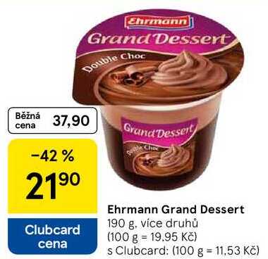 Ehrmann Grand Dessert, 190 g