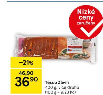 Tesco Závin, 400 g, více druhů 