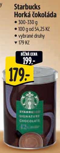 Starbucks Horká čokoláda, 300-330 g 