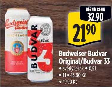 Budweiser Budvar 33, 0,5 l