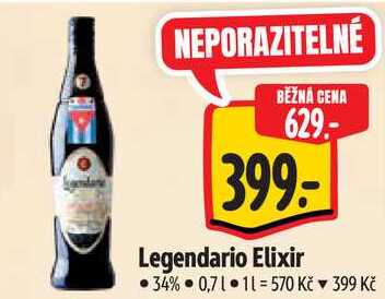 Legendario Elixir, 0,7 l