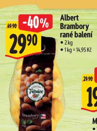   Albert Brambory rané balení 2kg 