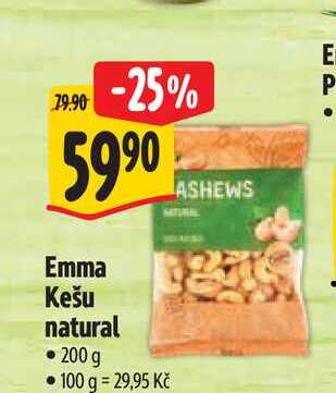   Emma Kešu natural  200 g 