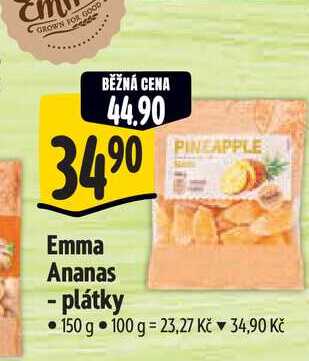   Emma Ananas - plátky 150 g