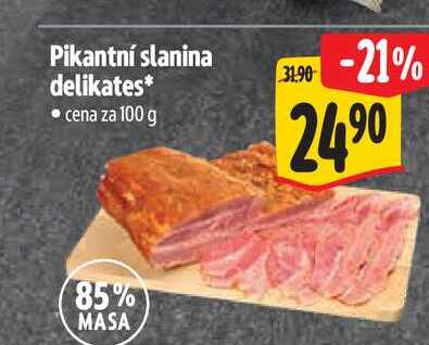 Pikantní slanina delikates 100 g
