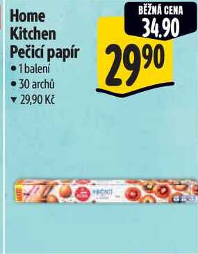 Home Kitchen Pečicí papír, 30 archů