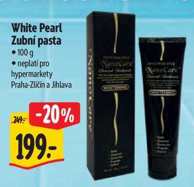 White Pearl Zubní pasta, 100 g
