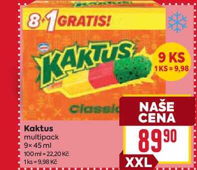 Kaktus multipack 9x 45 ml 