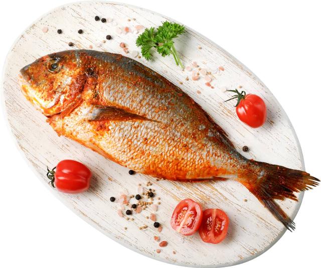 Pražma královská celá kuchaná v marinádě BBQ