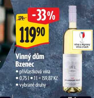  Vinný dům Bzenec 0,75 l