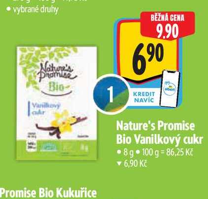  Nature's Promise Bio Vanilkový cukr 8g 