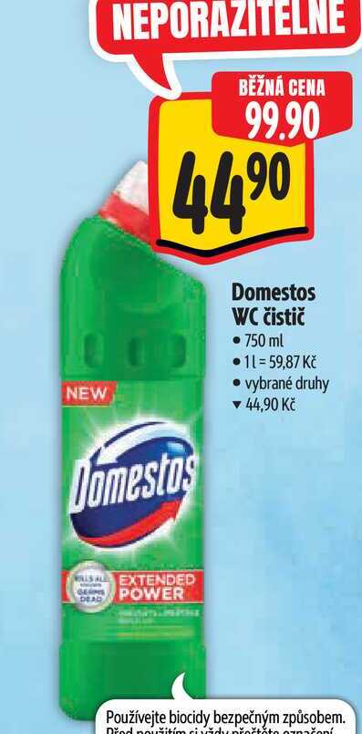  Domestos WC čistič  750 ml 