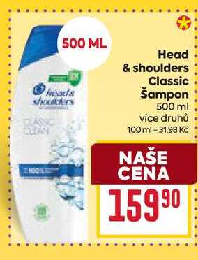 Head & shoulders Classic Šampon 500 ml