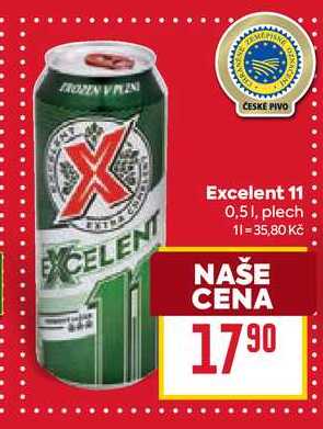 Excelent 11 0,51, plech 