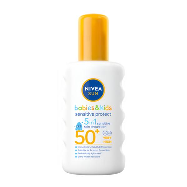 Nivea Sun Kids Protect & Sensitive dětský sprej na opalování OF 50+