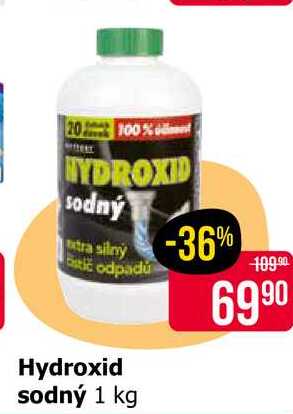 Hydroxid sodný 1 kg 