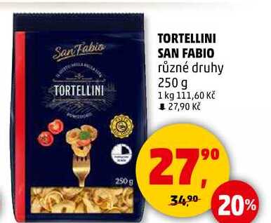 TORTELLINI SAN FABIO různé druhy, 250 g 