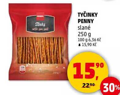 TYČINKY PENNY slané, 250 g 