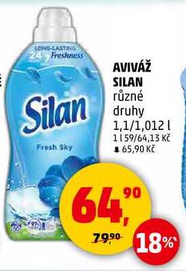 AVIVÁŽ SILAN různé druhy, 1,1/1,012 l