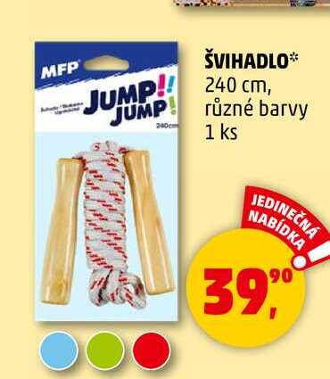 ŠVIHADLO, 240 cm, různé barvy, 1 ks
