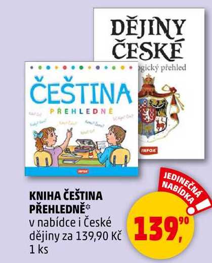KNIHA ČEŠTINA PŘEHLEDNĚ, 1 ks