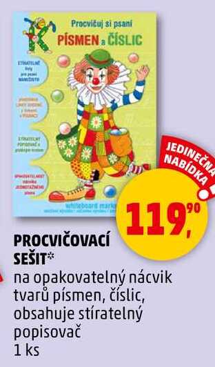 PROCVIČOVACÍ SEŠIT, 1 ks