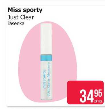 Miss sporty Just Clear řasenka 