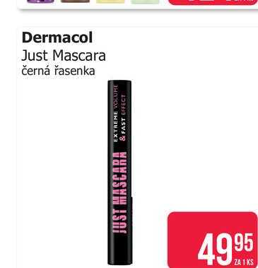 Dermacol Just Mascara černá řasenka 
