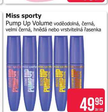 Miss sporty Pump Up Volume řasenka