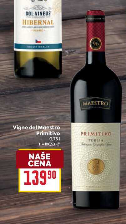 Vigne del Maestro Primitivo 0,75l