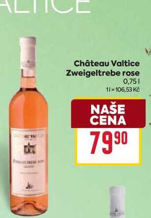 Château Valtice Zweigeltrebe rose 0,75l