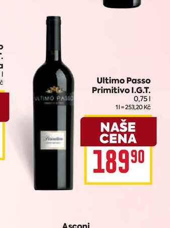 Ultimo Passo Primitivo I.G.T. 0,75l