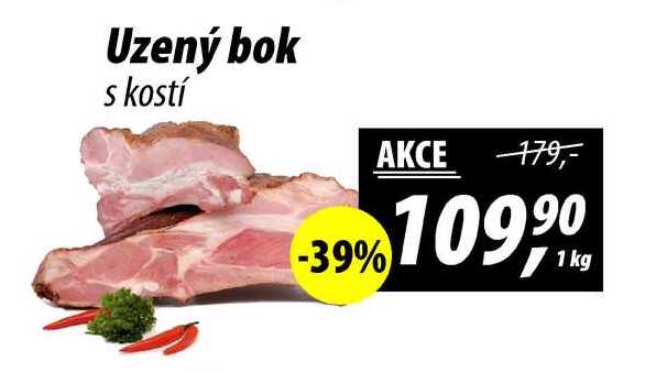 Uzený bok s kostí, 1 kg 