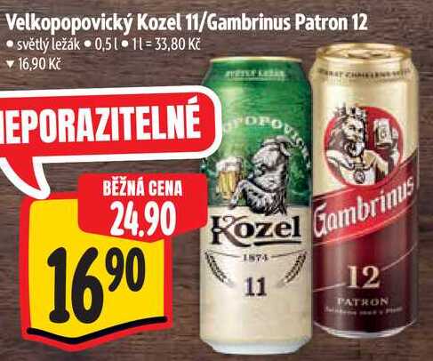 Gambrinus Patron 12, 0,5 l