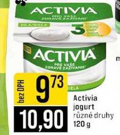 Activia jogurt různé druhy 120 g 