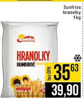 Sunfries hranolky 1 kg
