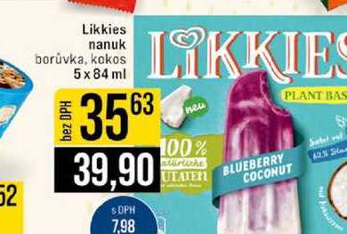 Likkies nanuk borůvka, kokos 5x84 ml 