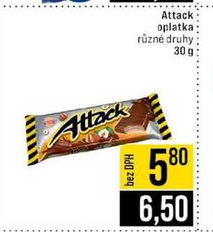 Attack oplatka různé druhy 30 g