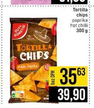 Tortilla chips paprika hot chilli 300 g