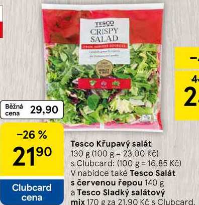 Tesco Salát s červenou řepou, 140 g  