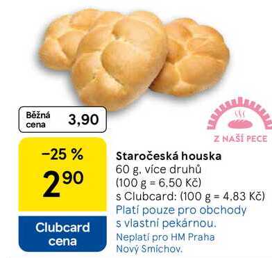 Staročeská houska, 60 g 